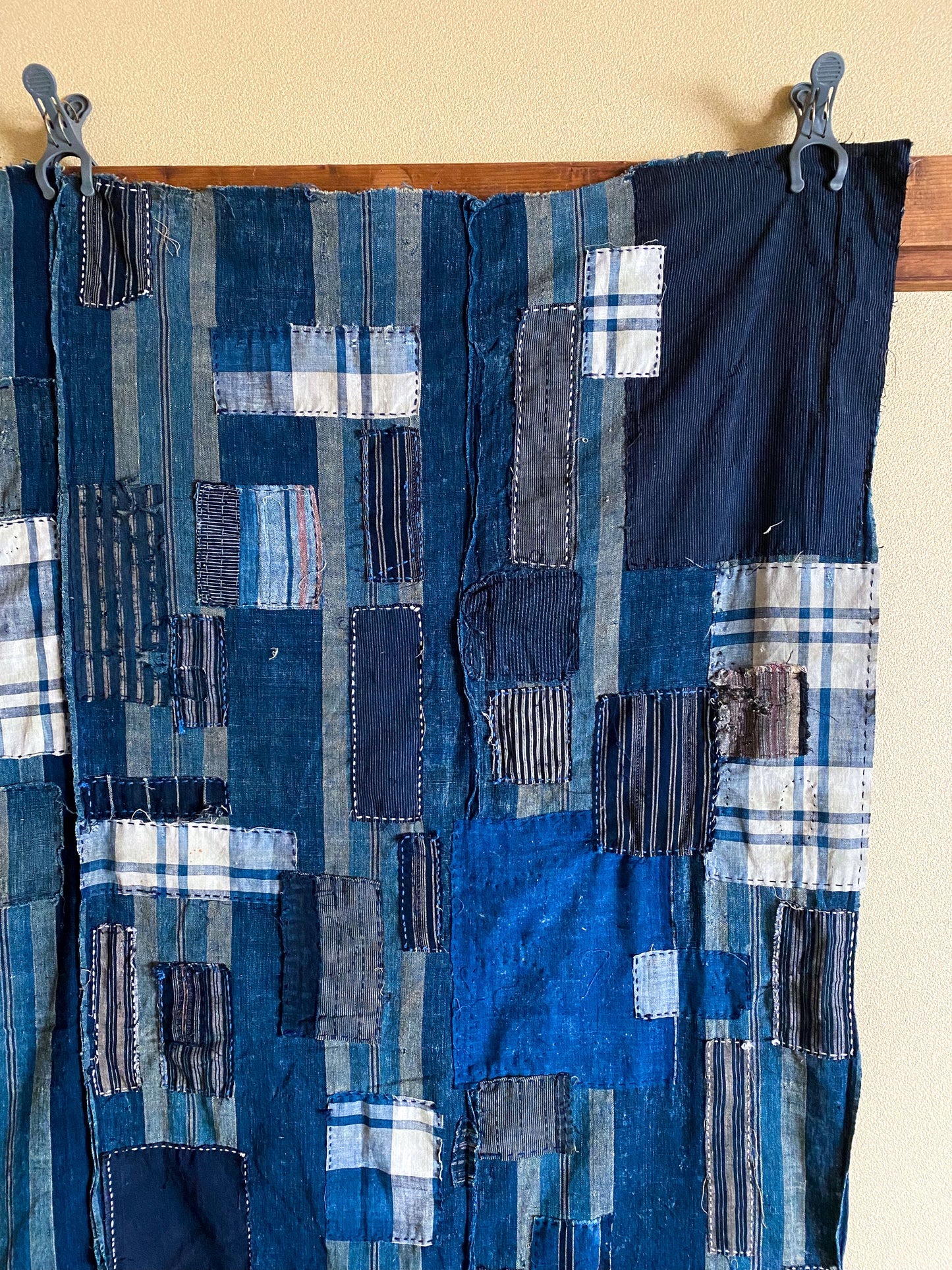 Japanese Indigo Boro Fabric Taisho Era | Shima Sashiko