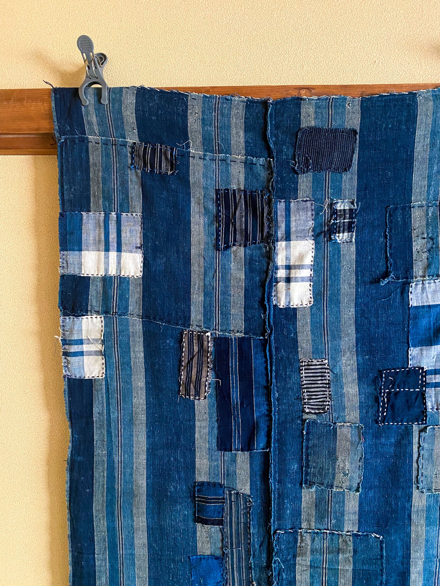 Japanese Indigo Boro Fabric Taisho Era | Shima Sashiko