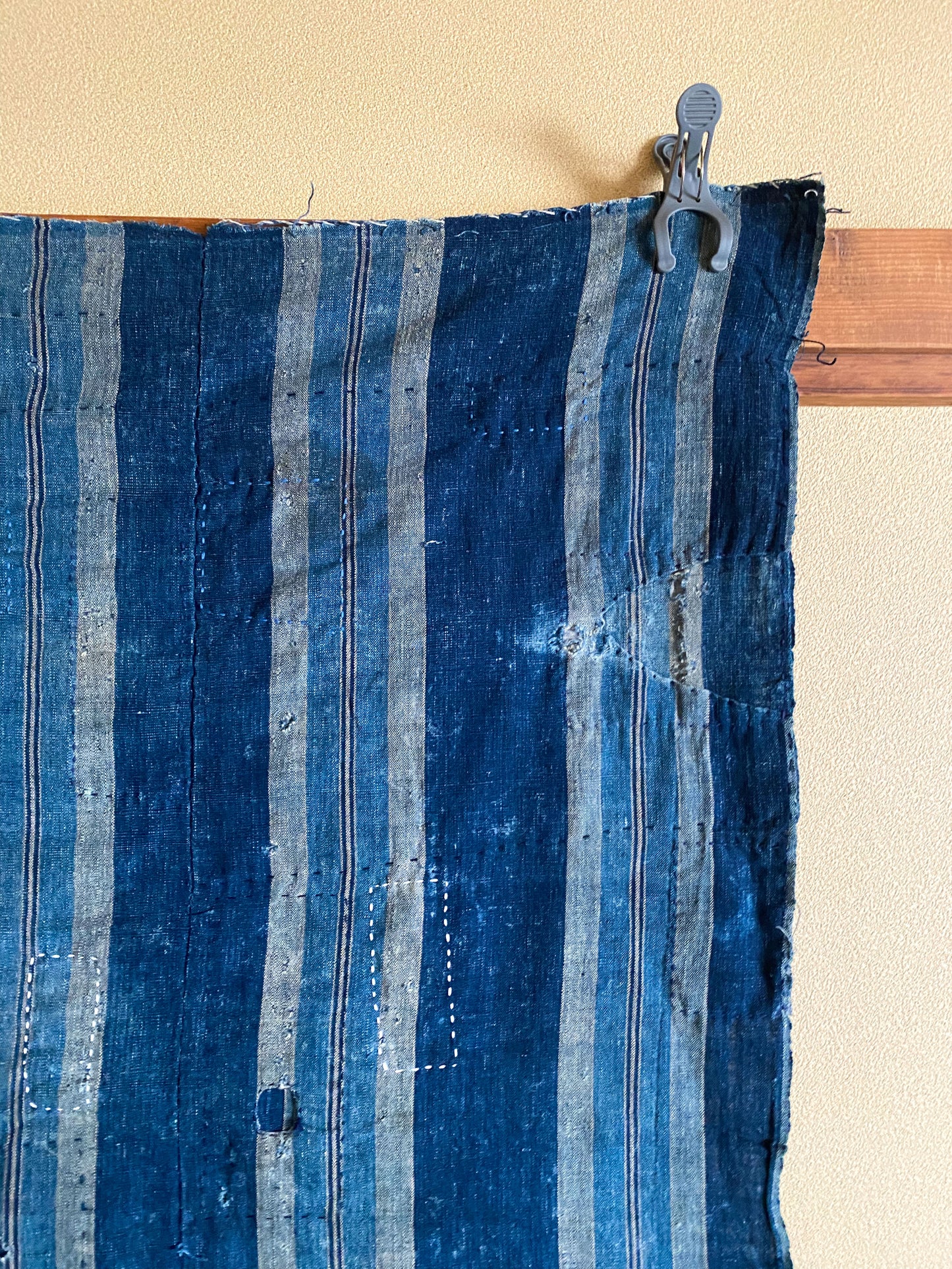 Japanese Indigo Boro Fabric Taisho Era | Shima Sashiko