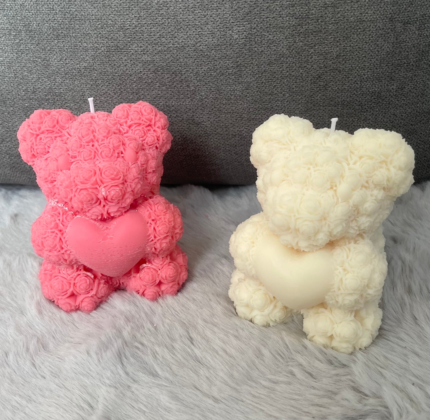 Valentine's Day Teddy Bear "I Love You" Soy Wax Candle