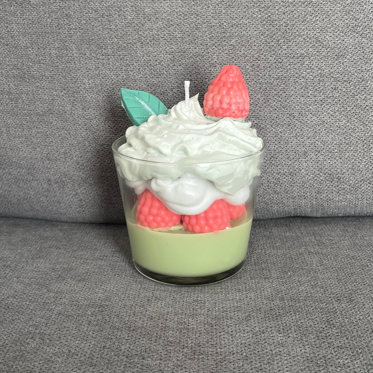 Valentine's Day Mini Parfait + Coaster Soy Wax Candle